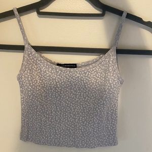 Brandy Melville | Blue Floral Skylar Tank Top
